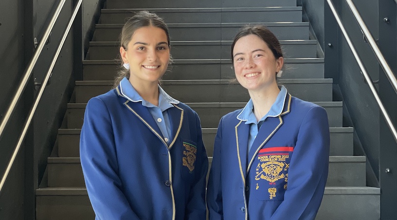 2022 Captains of School, Isabel Duggan and Elena Chiam